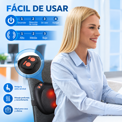 CerviRelax™ — Masajeador Shiatsu Cervical Eléctrico