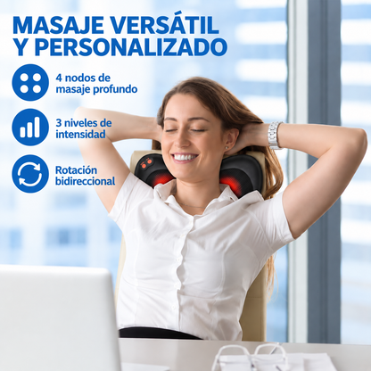 CerviRelax™ — Masajeador Shiatsu Cervical Eléctrico