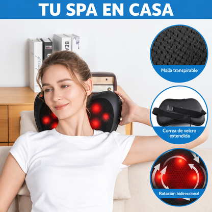 CerviRelax™ — Masajeador Shiatsu Cervical Eléctrico