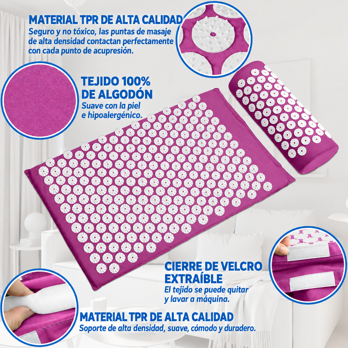 AcuRelax™ — Esterilla de Acupresión