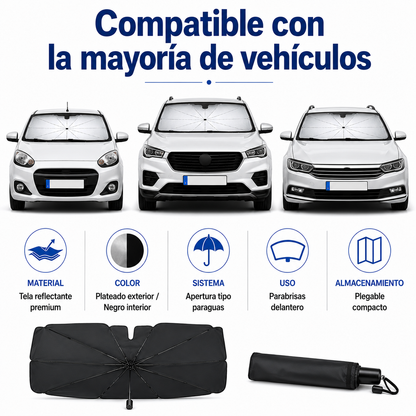 Parasol Valora™ — Protección Solar para tu Coche