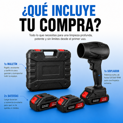 Soplador Inalámbrico Air Force™ + 2 Baterías