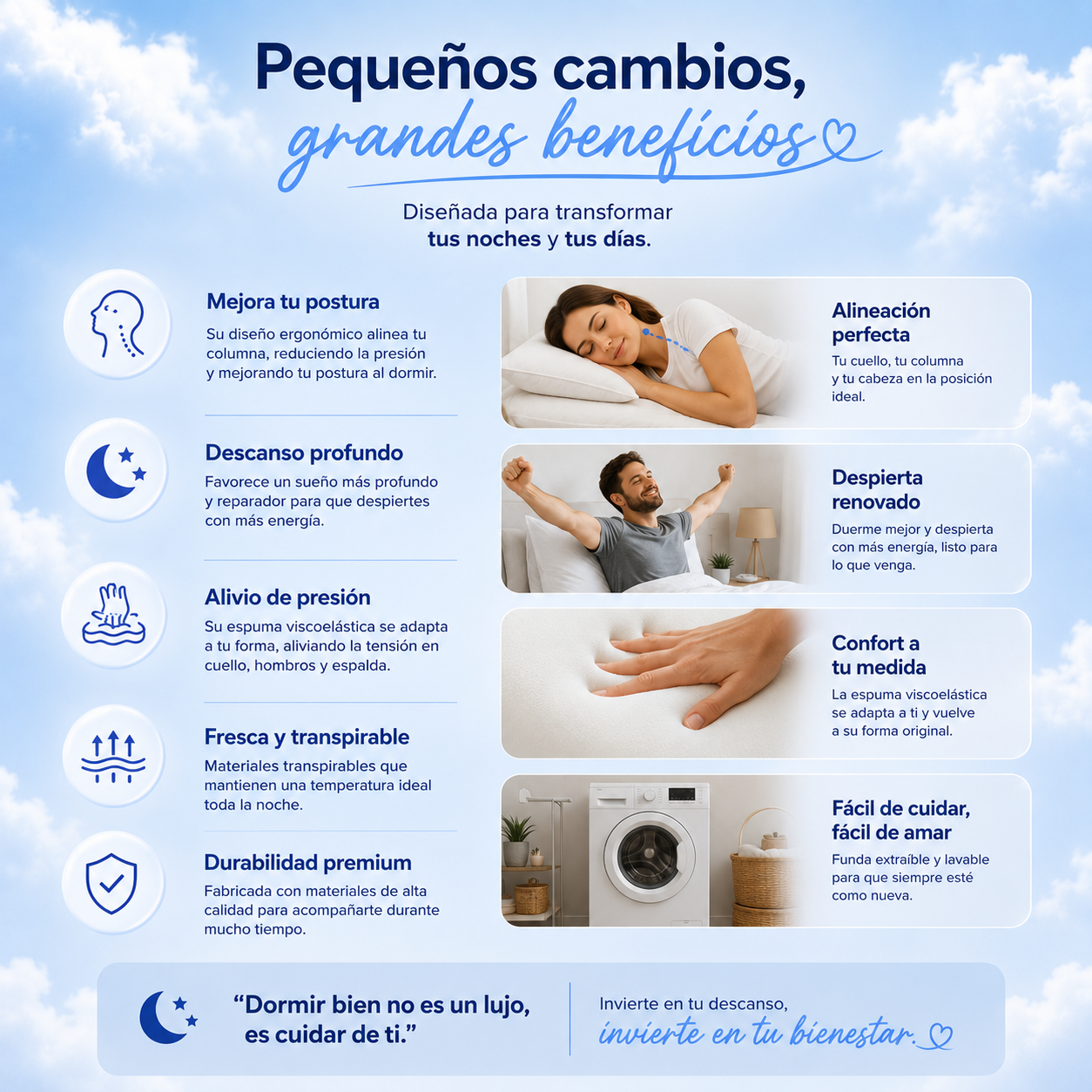 Somnia™ – Almohada Cervical