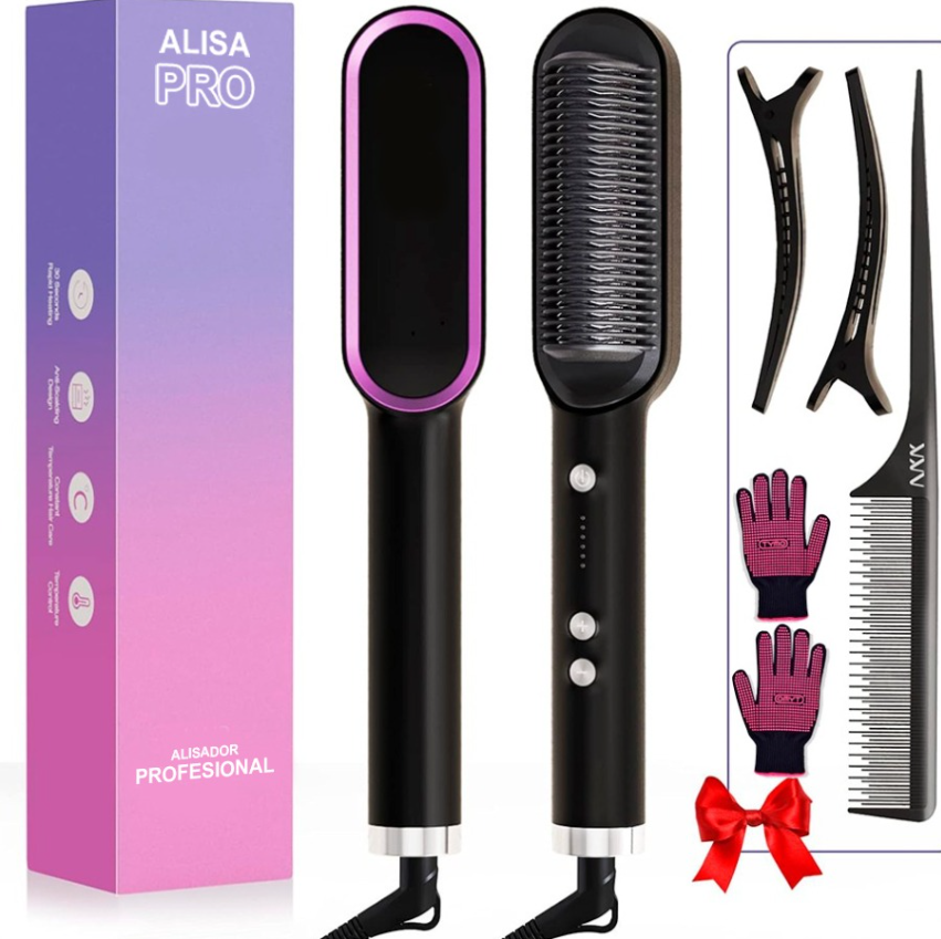 Cepillo Alisador Iónico - Alisa Pro 9